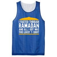 Eid Alfitr Mubarak Kareem Karim Celebration Fasted Through R Cute Gift Mesh Reversible Basketball Jersey Tank