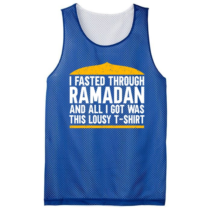 Eid Alfitr Mubarak Kareem Karim Celebration Fasted Through R Cute Gift Mesh Reversible Basketball Jersey Tank