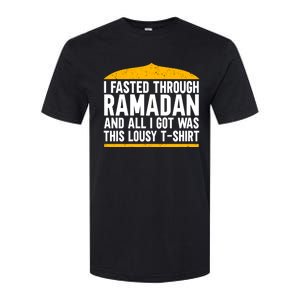 Eid Alfitr Mubarak Kareem Karim Celebration Fasted Through R Cute Gift Softstyle CVC T-Shirt