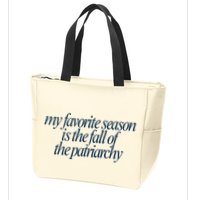 Emily Amick My Favorite Season Is The Fall Of The Patriarchy Zip Tote Bag