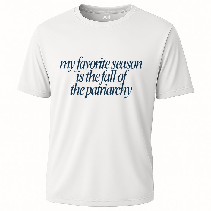 Emily Amick My Favorite Season Is The Fall Of The Patriarchy Cooling Performance Crew T-Shirt