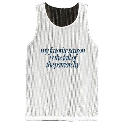 Emily Amick My Favorite Season Is The Fall Of The Patriarchy Mesh Reversible Basketball Jersey Tank