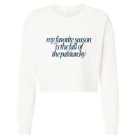 Emily Amick My Favorite Season Is The Fall Of The Patriarchy Cropped Pullover Crew