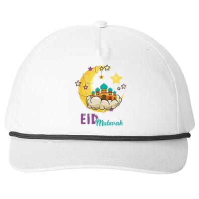 Eid Alfitr Mubarak Kareem Happy Ramadan Karim Snapback Five-Panel Rope Hat