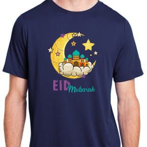 Eid Alfitr Mubarak Kareem Happy Ramadan Karim Adult ChromaSoft Performance T-Shirt