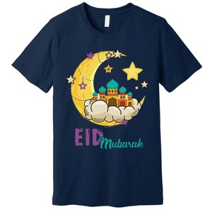 Eid Alfitr Mubarak Kareem Happy Ramadan Karim Premium T-Shirt