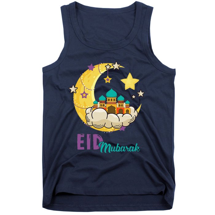 Eid Alfitr Mubarak Kareem Happy Ramadan Karim Tank Top