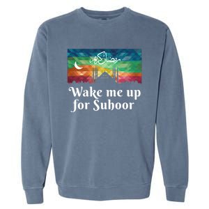 Eid Alfitr Mubarak Kareem Karim Celebration Suhoor Meaningful Gift Garment-Dyed Sweatshirt