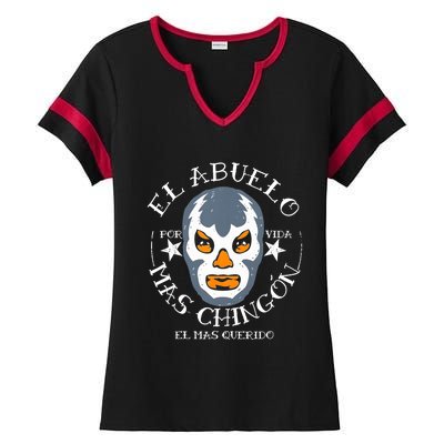 El Abuelo Mas ChingóN El Mas Querido Ladies Halftime Notch Neck Tee