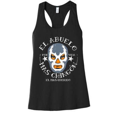 El Abuelo Mas ChingóN El Mas Querido Women's Racerback Tank