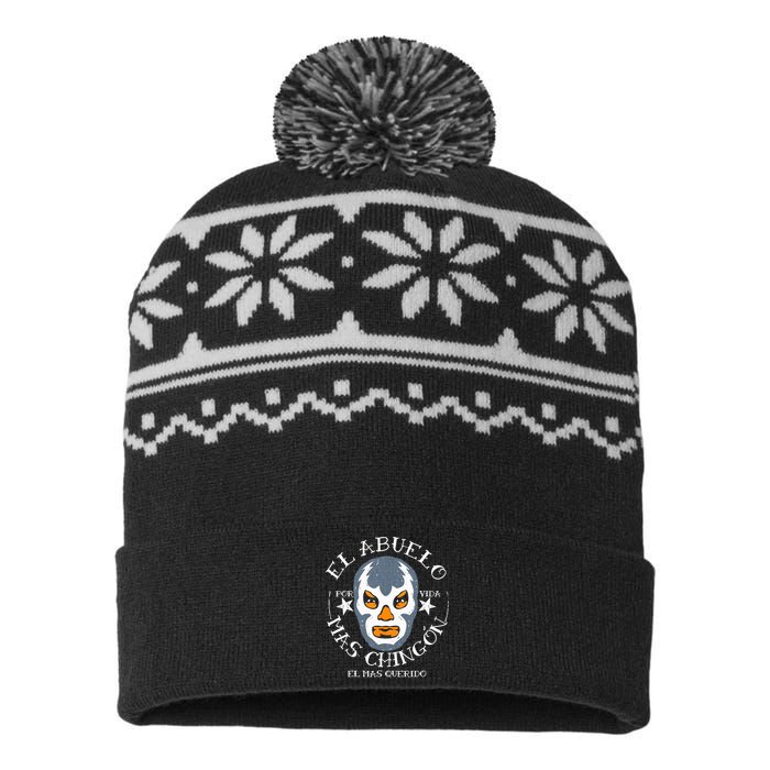 El Abuelo Mas ChingóN El Mas Querido USA-Made Snowflake Beanie