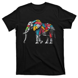 Elephant Animal Motif Artwork Elephant T-Shirt