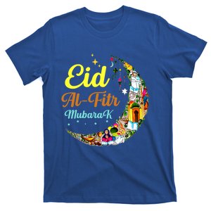 Eid Algiftfitr Mubarak Happy Eid Crescent Moon Eid Present Meaningful Gift T-Shirt