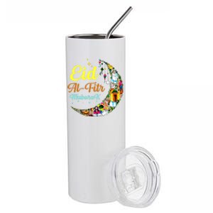 Eid Algiftfitr Mubarak Happy Eid Crescent Moon Eid Present Meaningful Gift Stainless Steel Tumbler