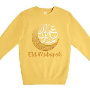 Eid Alfitr Mubarak Kareem Eid Karim Eid Mubarak Eid Alfunny Giftfitr Meaningful Premium Crewneck Sweatshirt