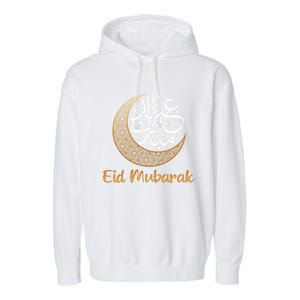 Eid Alfitr Mubarak Kareem Eid Karim Eid Mubarak Eid Alfunny Giftfitr Meaningful Garment-Dyed Fleece Hoodie