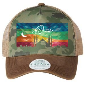 Eid Alfitr Mubarak Kareem Karim Celebration Colorful Mosque Gift Legacy Tie Dye Trucker Hat