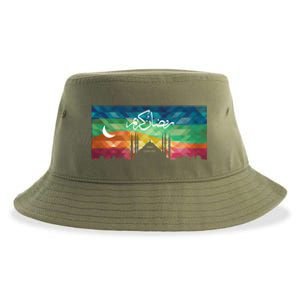 Eid Alfitr Mubarak Kareem Karim Celebration Colorful Mosque Gift Sustainable Bucket Hat