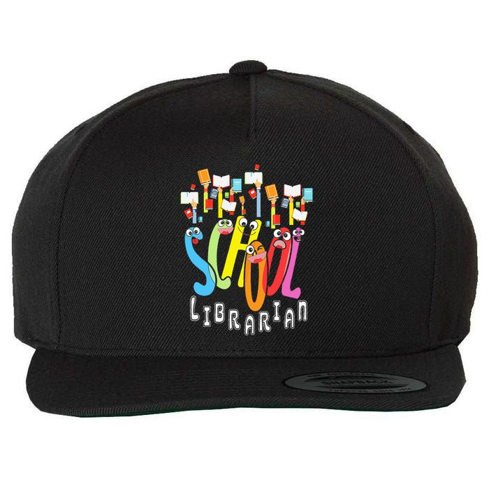 Elementary And Middle School Librarian Wool Snapback Cap