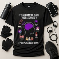 Epilepsy Awareness Month Epilepsy Warrior Cooling Performance Crew T-Shirt