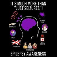 Epilepsy Awareness Month Epilepsy Warrior Cooling Performance Crew T-Shirt