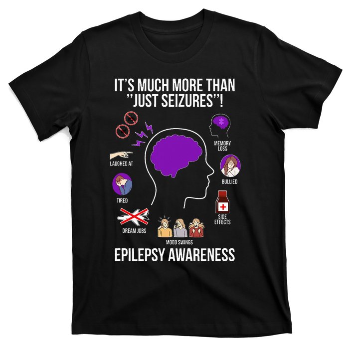 Epilepsy Awareness Month Epilepsy Warrior T-Shirt