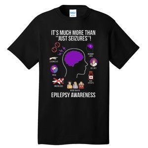 Epilepsy Awareness Month Epilepsy Warrior Tall T-Shirt