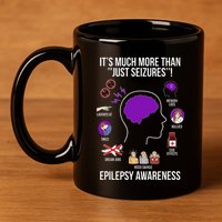 Epilepsy Awareness Month Epilepsy Warrior 11oz C Handle Ceramic Mug