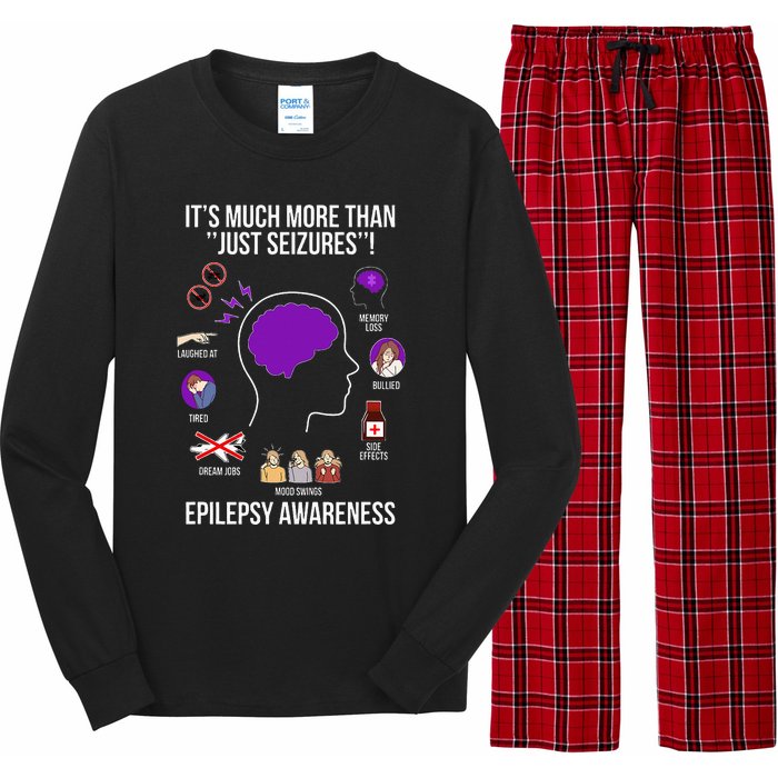 Epilepsy Awareness Month Epilepsy Warrior Long Sleeve Pajama Set