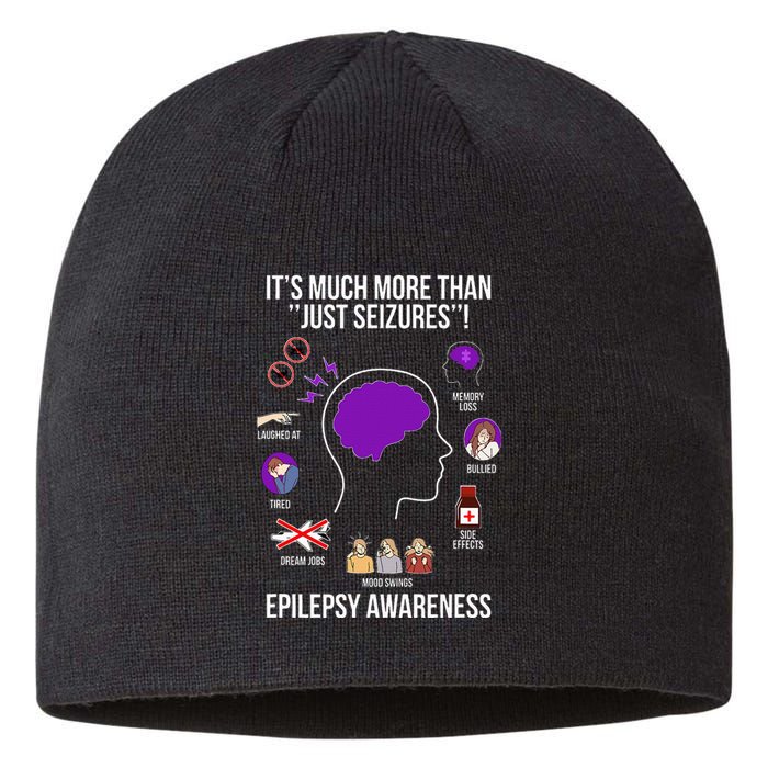 Epilepsy Awareness Month Epilepsy Warrior Sustainable Beanie