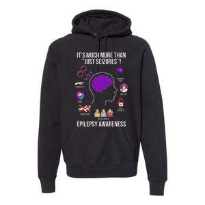 Epilepsy Awareness Month Epilepsy Warrior Premium Hoodie