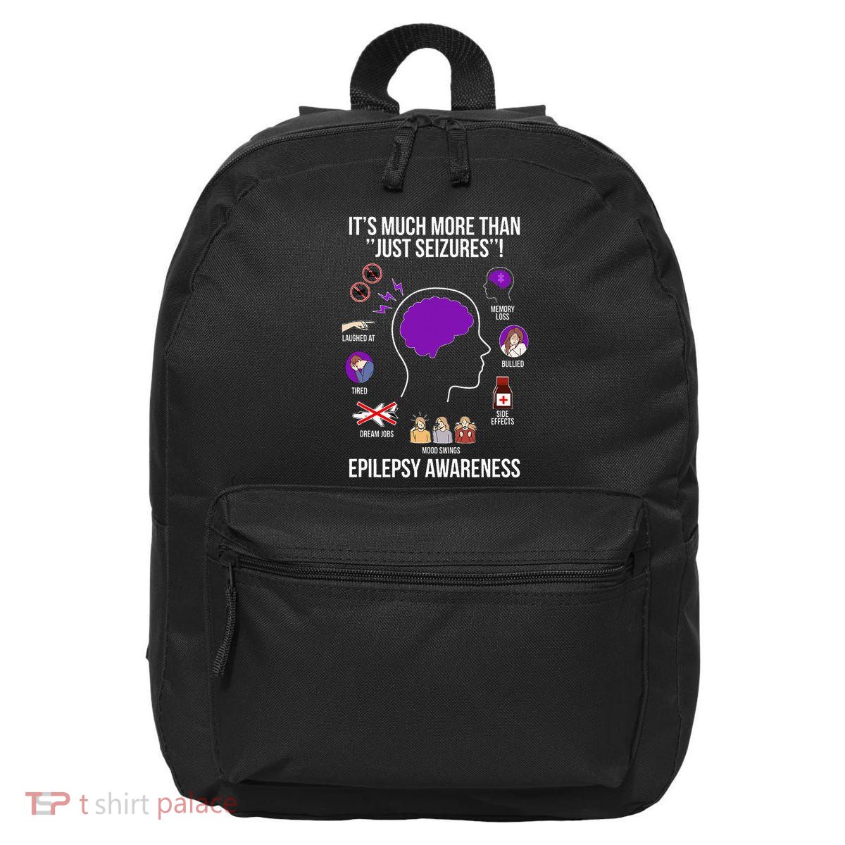 Epilepsy Awareness Month Epilepsy Warrior 16 in Basic Backpack