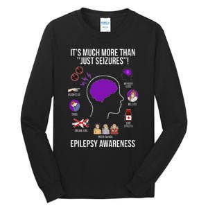 Epilepsy Awareness Month Epilepsy Warrior Tall Long Sleeve T-Shirt