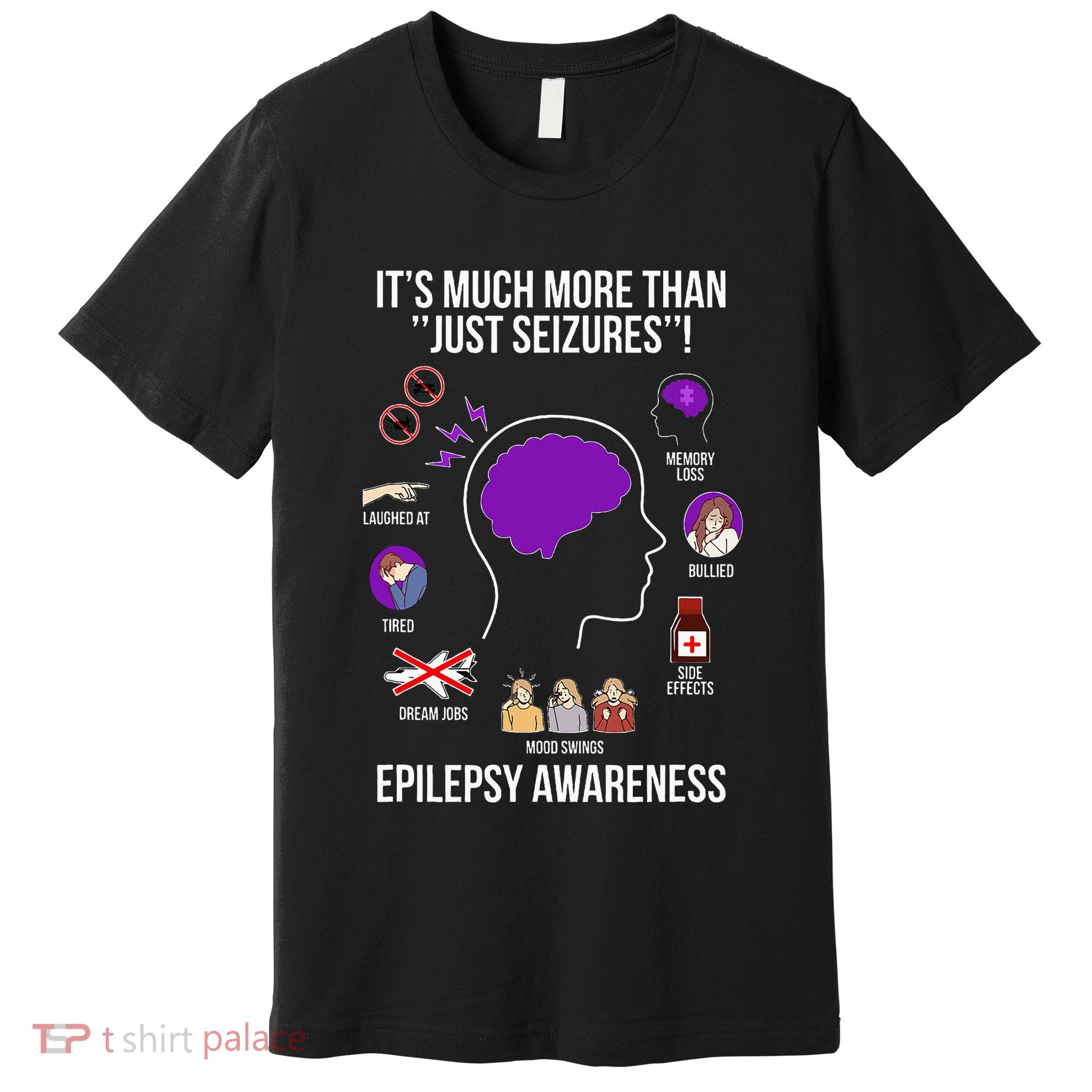 Epilepsy Awareness Month Epilepsy Warrior Premium T-Shirt