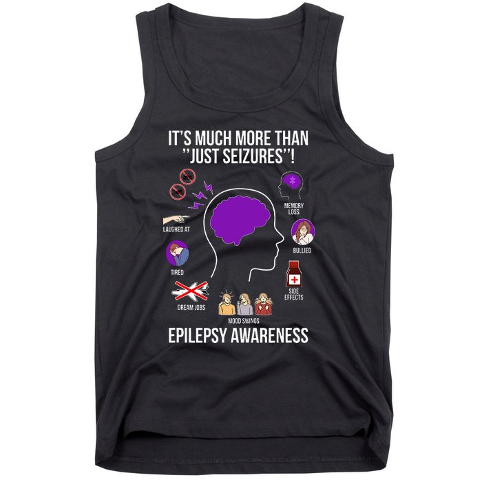 Epilepsy Awareness Month Epilepsy Warrior Tank Top