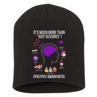 Epilepsy Awareness Month Epilepsy Warrior Short Acrylic Beanie