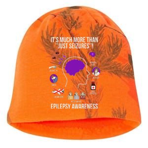 Epilepsy Awareness Month Epilepsy Warrior Kati - Camo Knit Beanie