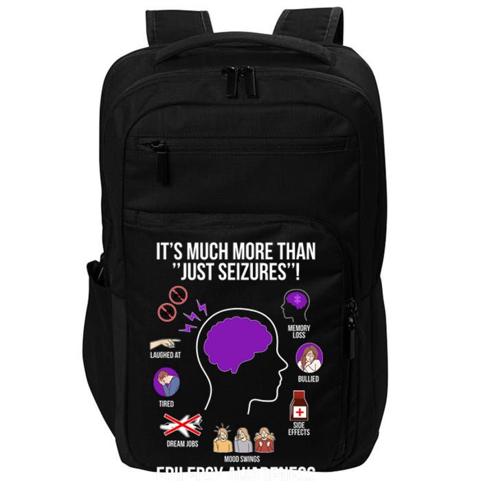 Epilepsy Awareness Month Epilepsy Warrior Impact Tech Backpack