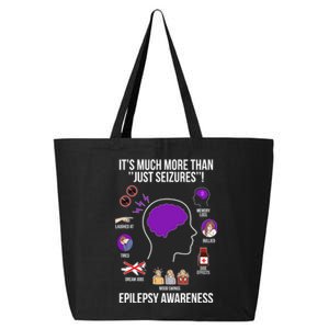 Epilepsy Awareness Month Epilepsy Warrior 25L Jumbo Tote