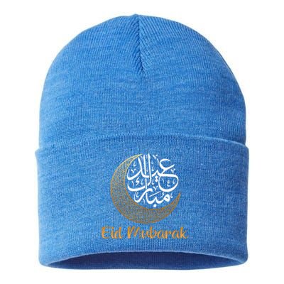 Eid Alfitr Mubarak Kareem Eid Karim Eid Mubarak Eid Algiftfitr Cute Gift Sustainable Knit Beanie