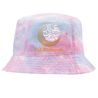 Eid Alfitr Mubarak Kareem Eid Karim Eid Mubarak Eid Algiftfitr Cute Gift Tie-Dyed Bucket Hat