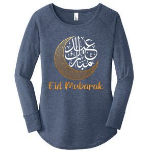 Eid Alfitr Mubarak Kareem Eid Karim Eid Mubarak Eid Algiftfitr Cute Gift Women's Perfect Tri Tunic Long Sleeve Shirt