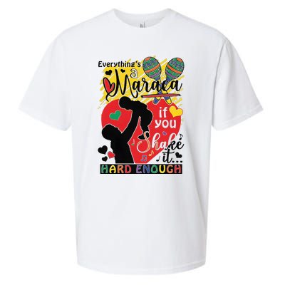 Everythings A Maraca If You Shake It Hard Enough Sueded Cloud Jersey T-Shirt