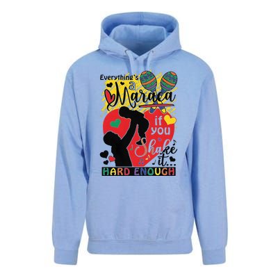 Everythings A Maraca If You Shake It Hard Enough Unisex Surf Hoodie