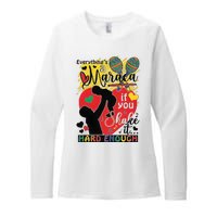 Everythings A Maraca If You Shake It Hard Enough Womens CVC Long Sleeve Shirt