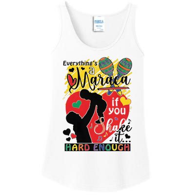 Everythings A Maraca If You Shake It Hard Enough Ladies Essential Tank