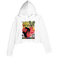 Everythings A Maraca If You Shake It Hard Enough Crop Fleece Hoodie