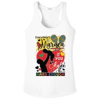 Everythings A Maraca If You Shake It Hard Enough Ladies PosiCharge Competitor Racerback Tank