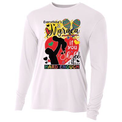 Everythings A Maraca If You Shake It Hard Enough Cooling Performance Long Sleeve Crew