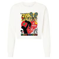 Everythings A Maraca If You Shake It Hard Enough Cropped Pullover Crew